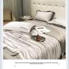 4In1 Summer Comforters Ice Silk Quilts Bedding Set Comforter Sheet Plus Pillowcase For Comfortable And Cool Bedroom