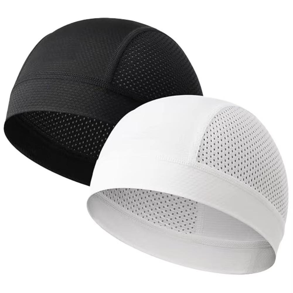Quick Dry Bicycle Cap Anti-UV Running Cap Elastic Helmet Liner Hat Motorcycle Riding