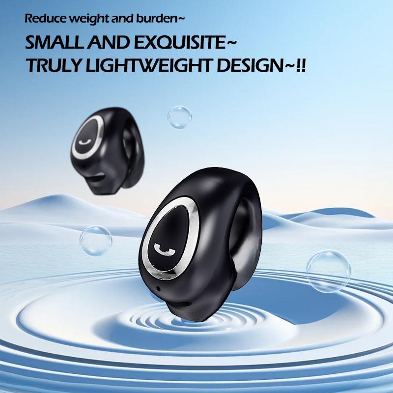 S9 Single Ear Bluetooth Wireless Earphone Ear-Clip Design Headphone Noise Reduction Bluetooth 5.3