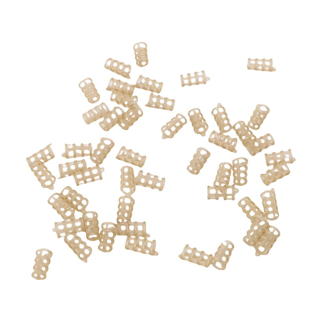 50pcs Bait Cage Fishing Lures Bait Cage Feeder Basket for Freshwater Saltwater Lake River
