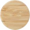 Bottle, cristal 500 ml with handle de silicona and lid de bamboo "Porto" Deep Black