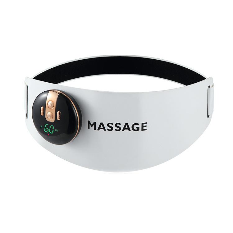 

Массажный пояс, Защита талии красным светом, Горячий компресс, Вибрация, Менструальный период, Теплый пояс для защиты талии, EMS-массажер для формирования талии и живота белый