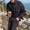 Workwear Lapel Jacket Men's Spring New Loose Jacket Korean Style Trendy Retro Top