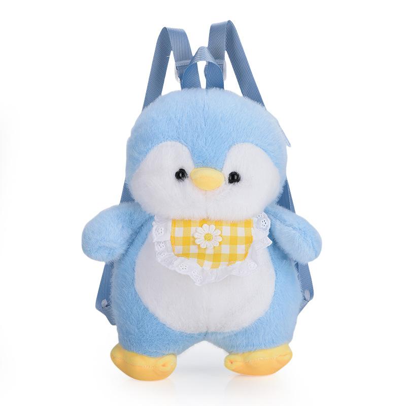 Kawaii Plush Backpacks Stuffed Animal Penguin Bags Cute Children Teenager Gifts Soft School Backpack