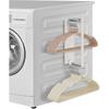 Magnetic Hanger Organizer Stacker, Strong Magnetic Hanger Holder for Laundry Room Washer, Capacity Upgrade Hangers Storage Rack for Adult or Child