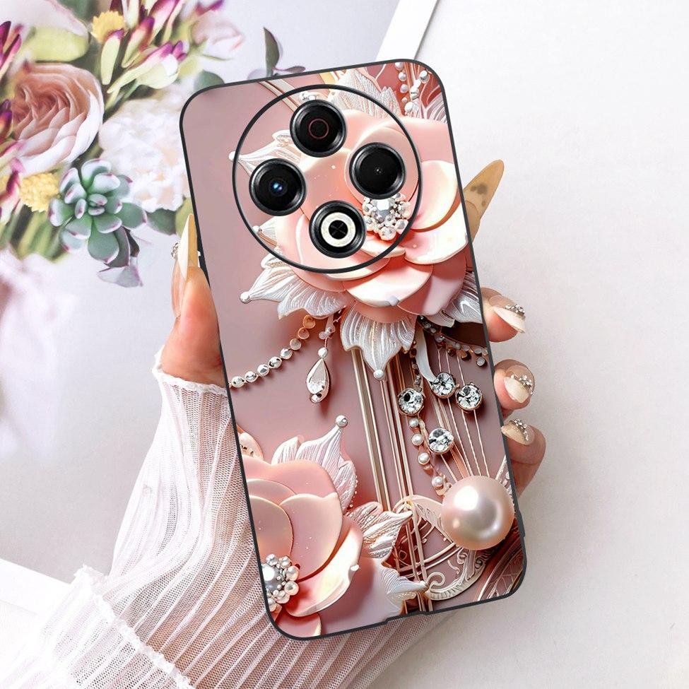 Case For Tecno Spark 30 4G Cover KL6 Cute Cat Fashion Butterfly Painted Casing For Techno Spark 30 Bumper