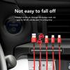 1PC Multipurpose Car Desk Desktop Wall Round USB Wire Cord  Retainer Clamps Collation Management Cable Holder Clip Organizer