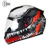 Certified Full Face Motorcycle Helmet Scooter Electric Bike Riders ABS Material DOT ECE Compatible