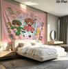 Cardcaptor Sakura Wall Tapestry Aesthetic Wall Hanging Printed Fabric Blanket Decorative Tapestries For Bedroom Living Room Home Decor