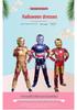 Children's Halloween Cosplay Costumes: Thor, Spider-Man, Venom, King Kong, Hulk.