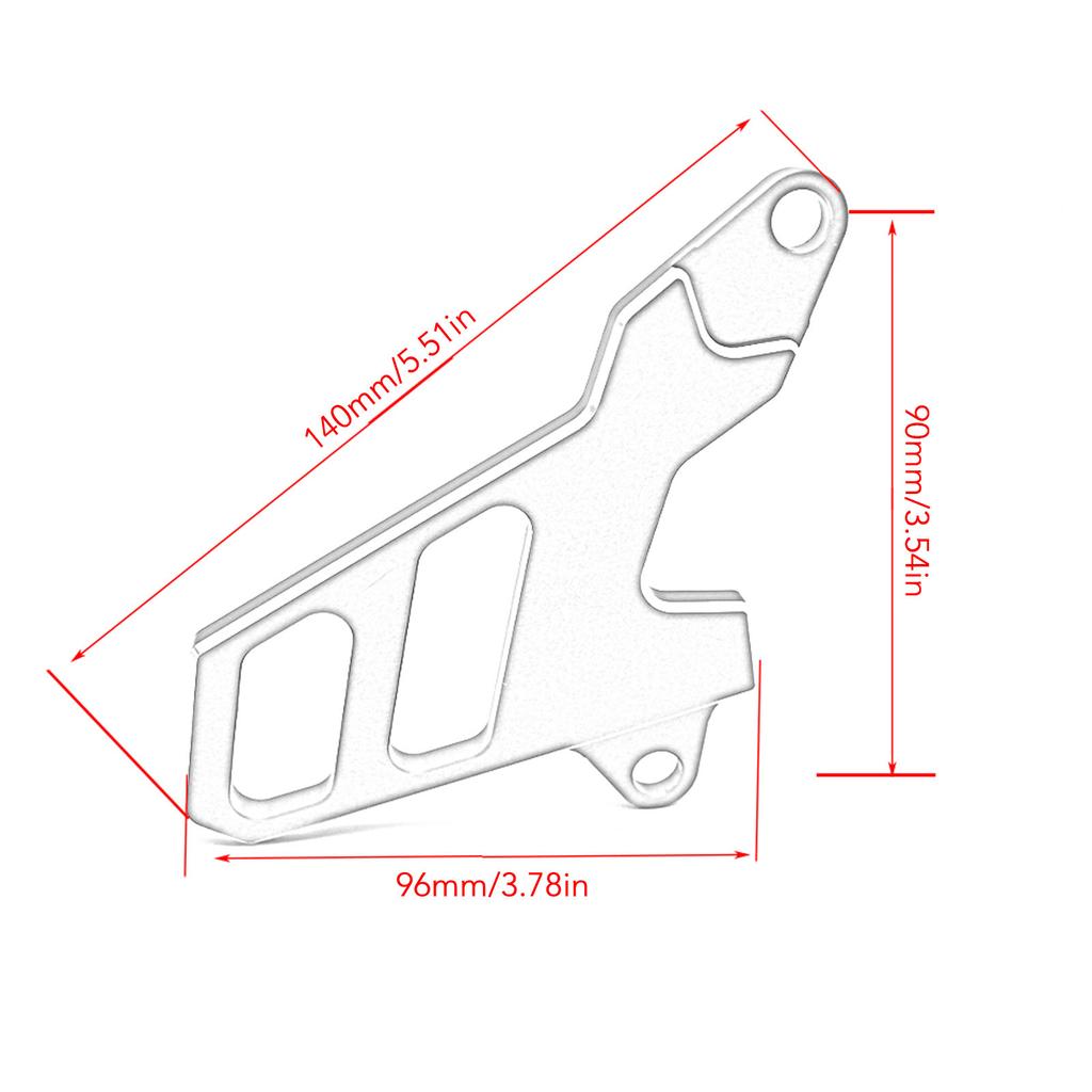 Front Sprocket Cover Metal Motorcycle Chain Guard Protector Replacement for Suzuki LTZ400 2003‑2014 Blue