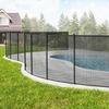 Pool Fence, 4 X 108 FT Pool Fences for Inground Pools, Removable Child Safety Pool Fencing, Easy DIY Installation Swimming Pool Fence, 340gms Teslin