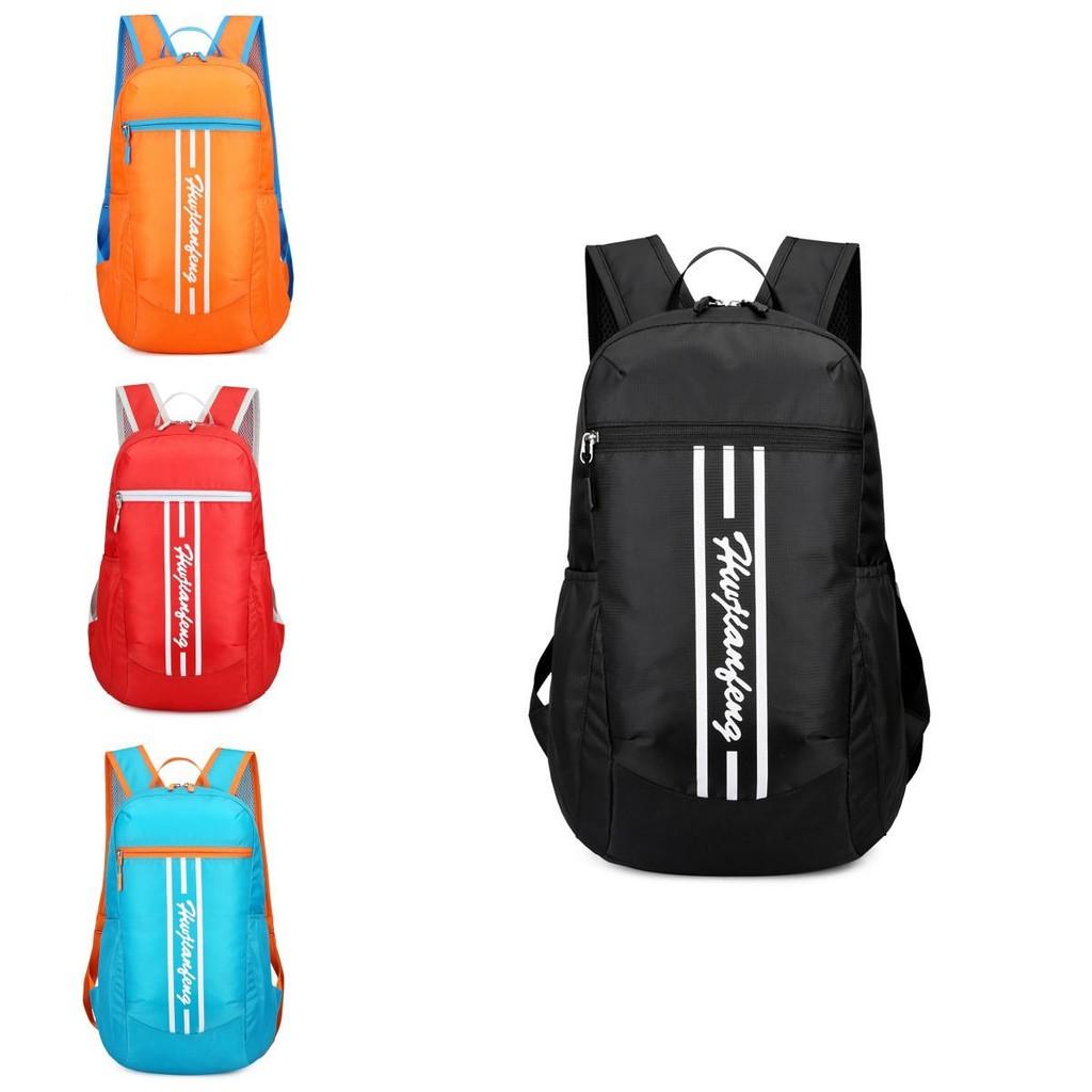 Print Alphabet Pattern Backpack Folding Mountaineering Splash Schoolbag Proof