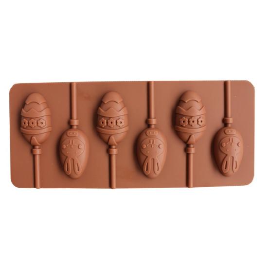 Lollipop Silicone Mold Chocolate Cake Fondant Cookie Mould DIY Baking Tools