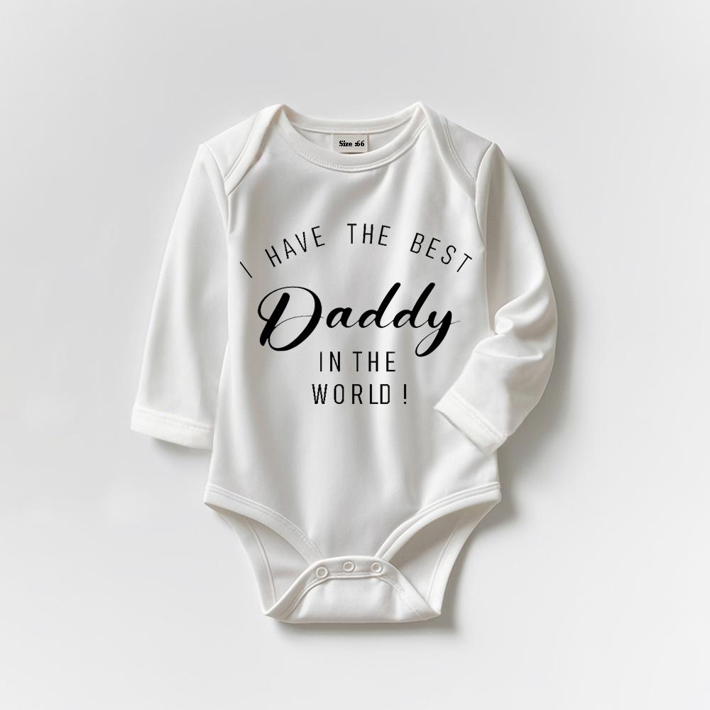 Customized 1st Birthday Baby Bodysuits 100% Cotton Newborn Baby One-piece Infant Clothing