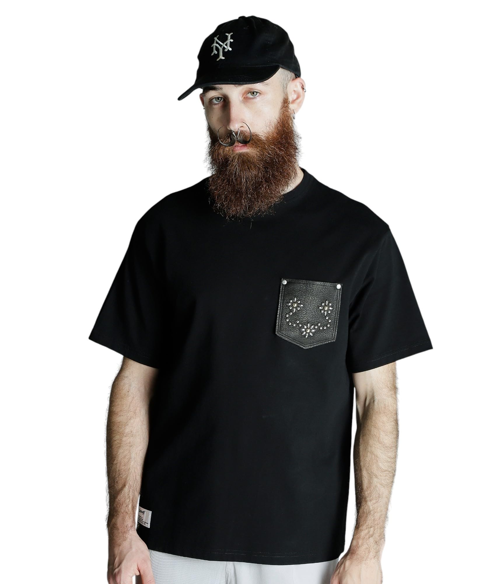 

Schott DEER STUDS T-SHIRT FLOWER Deer Studs T-Shirt, Men s, Size L, 010, Black, 782-5134010