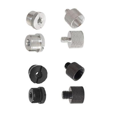 8Pcs 5/8 To 1/4 To 3/8 Threaded Nut Screw Adapter for Microphone Clip Microphone Stand Microphone Adjustable Clip Holder