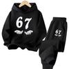 Children's Cartoon Print Sportswear Set: Hoodie & Casual Fashion Trend