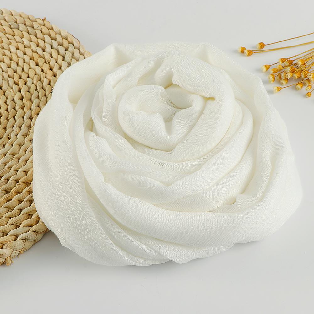 New Big Size Cotton Linen Hijab Scarf Women Muslim Shawls Soft Headscarf Wraps Solid Headband Bandana Bufandas Foulard 190*100cm