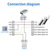 DC12 Small Access Control Electric Mortise Lock Embedded Electronic Bolt Lock Door Lock Mini Electric Lock with Feedback