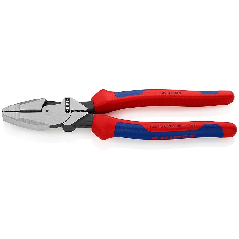 

Плоскогубцы Knipex Lineman s Электрические 240 мм фосфатированные 2-comp ручки