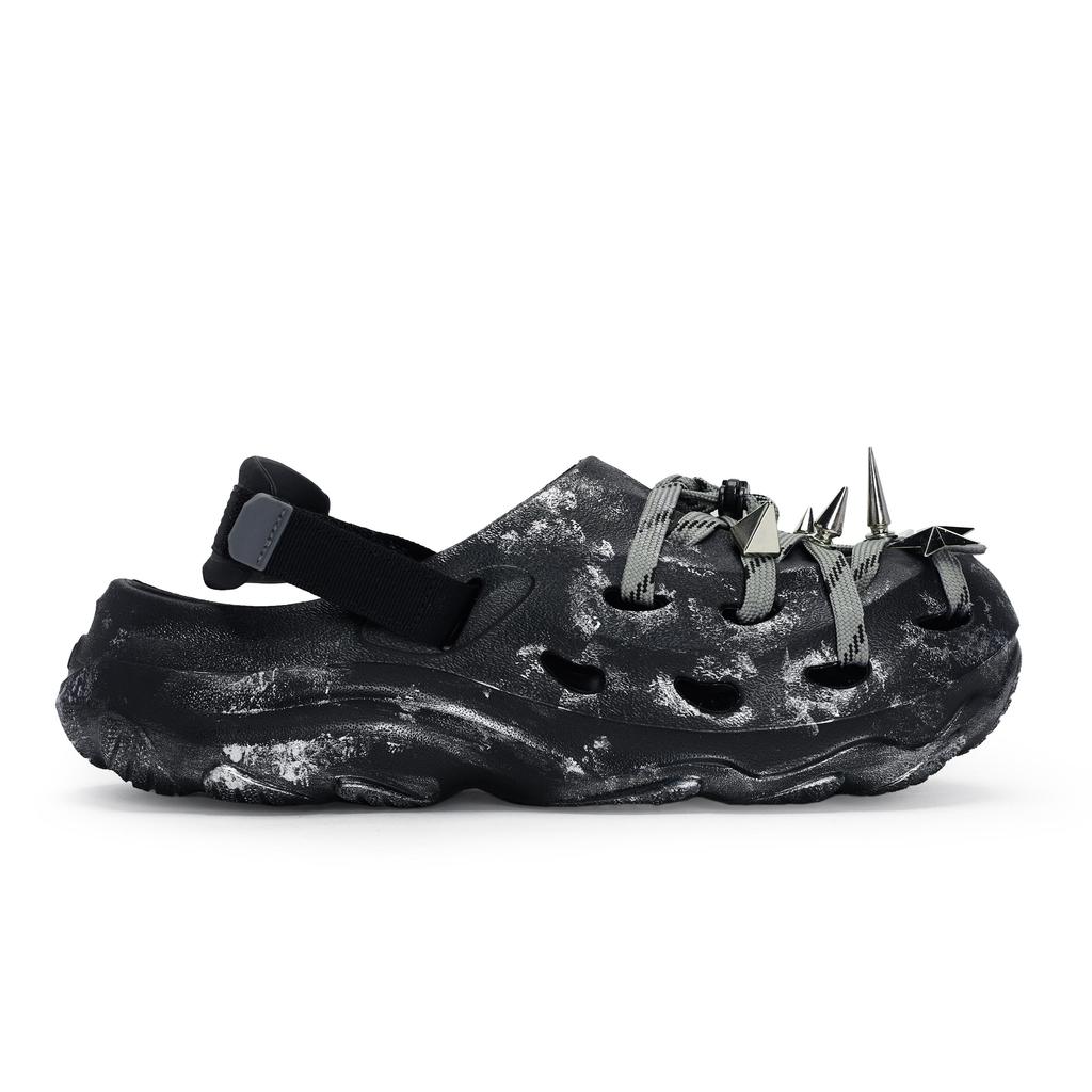 Adidas MAXXCLOG 811 Manufacturing, Thorn Wild, Special Shoe Box Clogs Unisex Black Gray Silver JH9847(Team80-S-BOX)