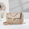Fashionable Lock Buckle Chain Shoulder Bag Women's New 2026 Luxury Sensation Lightweight Crossbody Bag Womens Underarm Bag