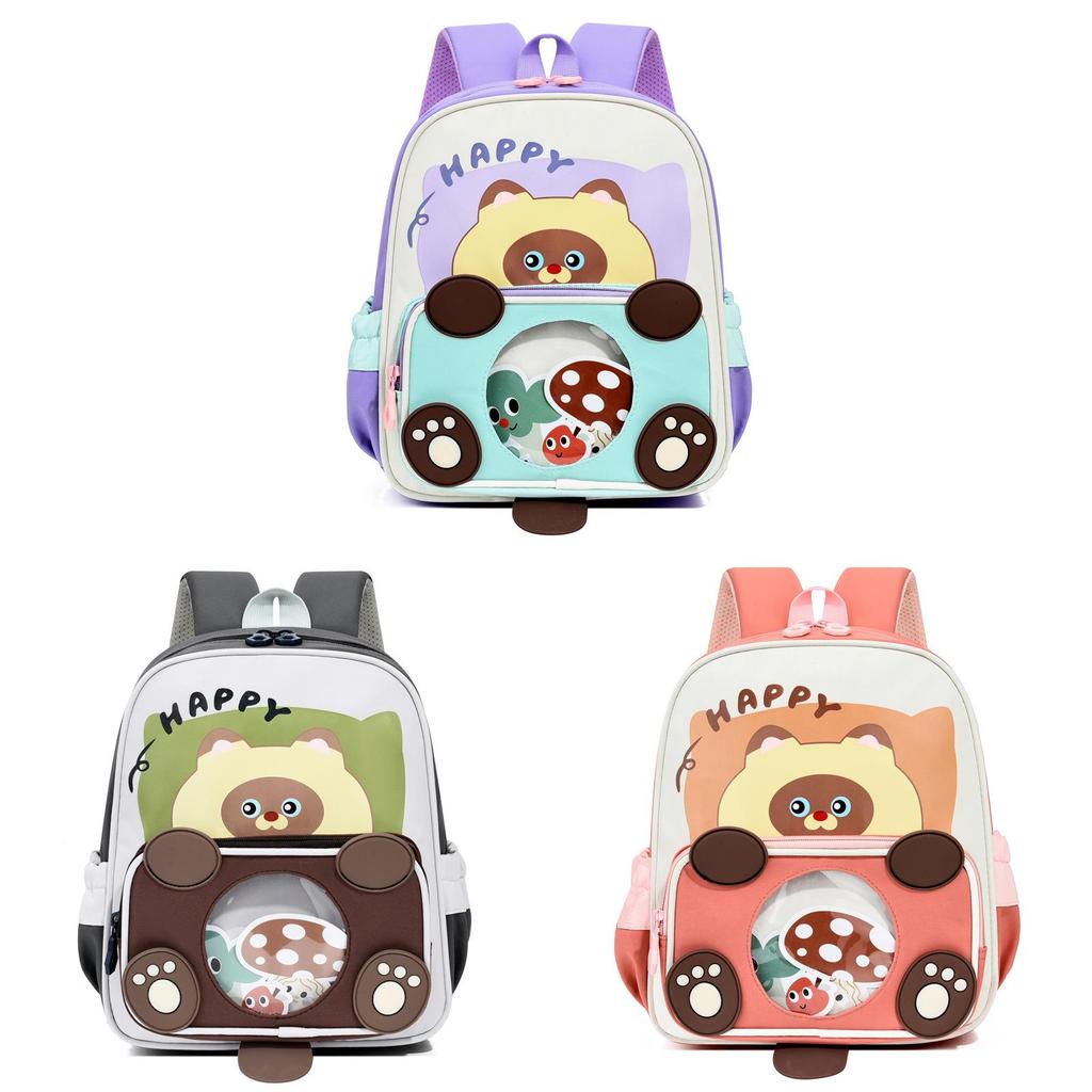Childrens Cartoon Anime Backpack With Breathable Nylon For Preschool Kids