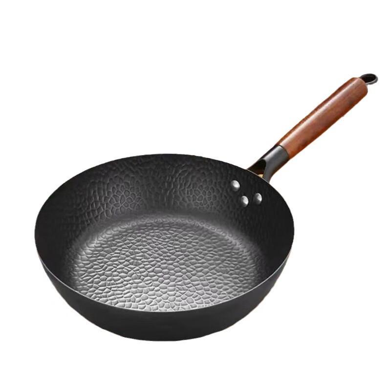 Lilang Hammered Flat-Bottom Non-stick Wok