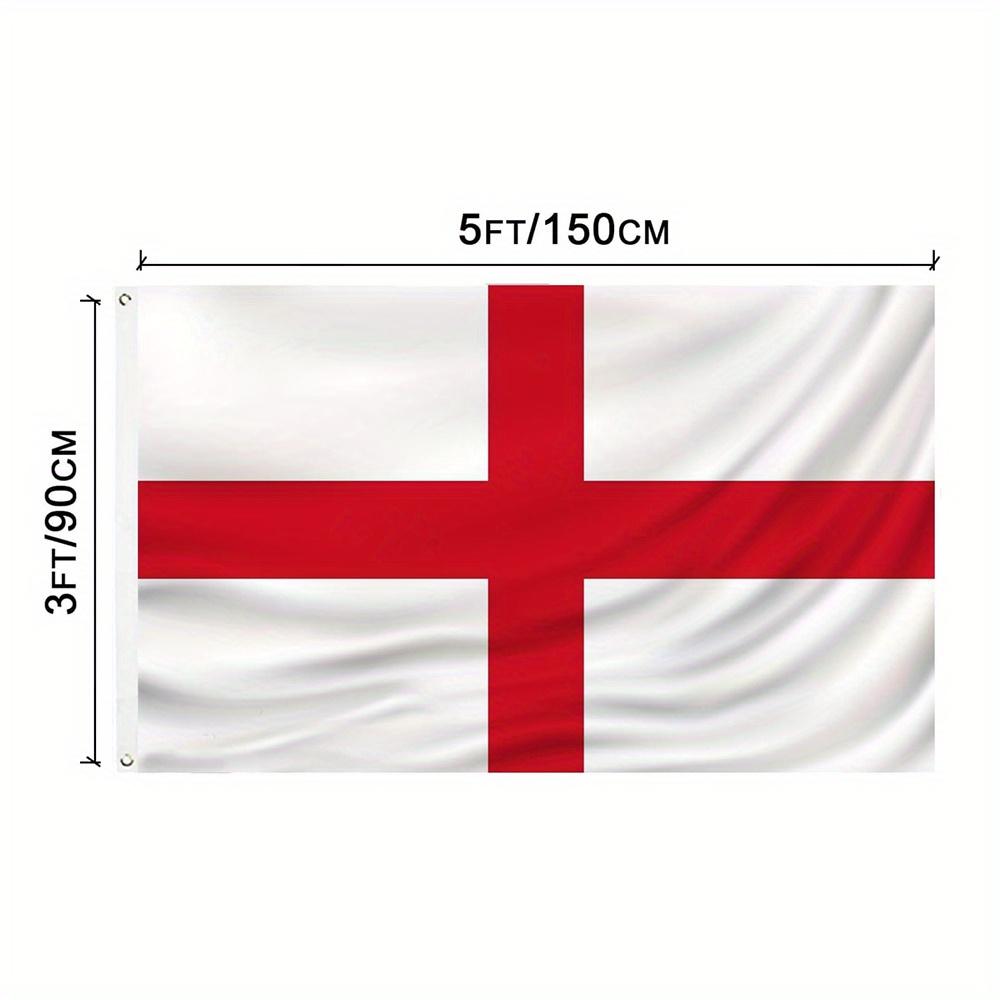 

90 * 150см (3*5 футов) Флаг Англии Полиэстеровый флаг Национальный день Садовое украшение 90*150cm (3*5Ft)