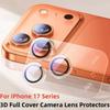 3D Curved Camera Lens Glass For iPhone 17 Pro Max 17 Air 16 15 14 13 12 11 Pro Max Plus Mini Full Cover Camera Lens Protector for iPhone Lens Glass
