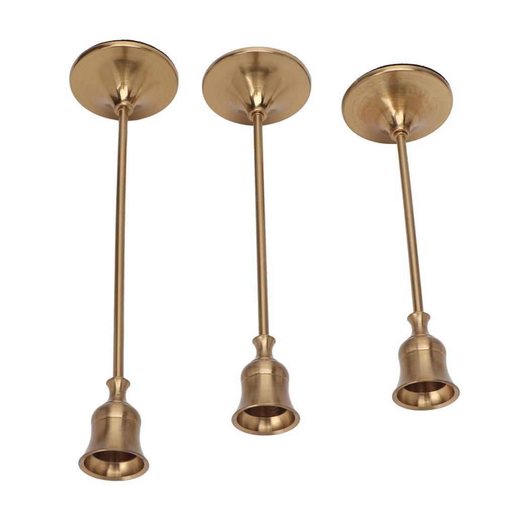 Taper Candle Holder European Style Vintage Brass Color Taper Candle Holders Decoration for Wedding