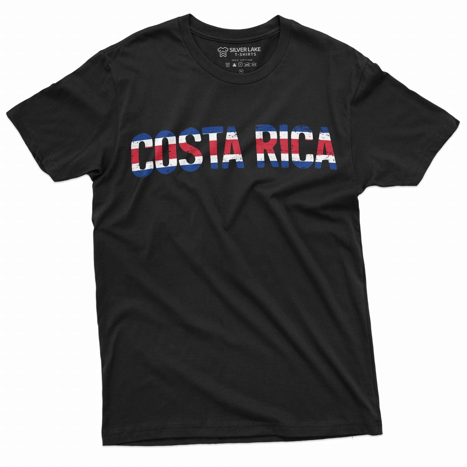 Costa Rica T-shirt Flag Patriotic Nationality Country Costa Rica Tee Shirt XXL