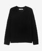 MINDBRIDGE [Hoite] Wool Blend Cable V-Neck Semi-Oversized Knit