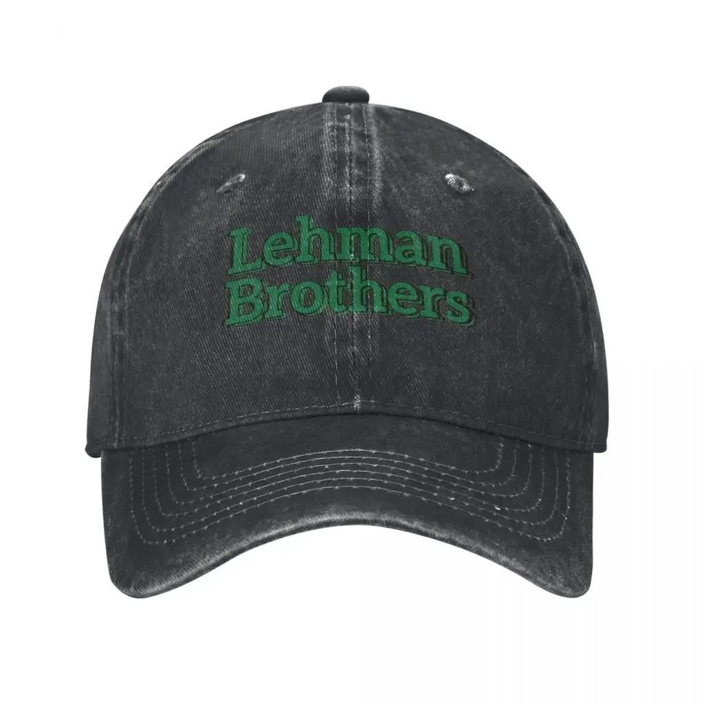 Classic Lehman Brothers Wall Street Baseball Cap Unisex Style Distressed Washed Snapback Cap Outdoor Running Golf Caps Hat