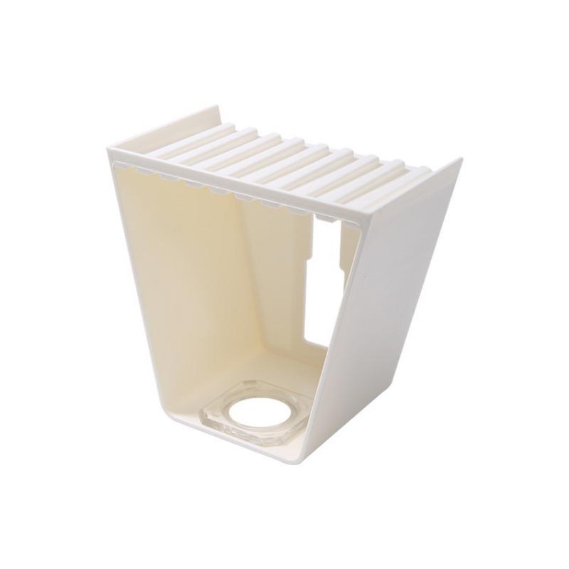 Неперфорированная полка для ванной комнаты Полка для ванной комнаты Неперфорированная кухонная настенная полка бежевый