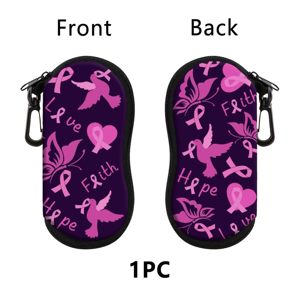 

Musical Theme Sunglasses Case Staff Music Notation Eyeglass Holder Lightweight Portable Eyewear Bag with Keychain