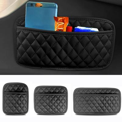 Multifunctionele Autorganizers Zakken Autostorage Box Verzameltas Voor Kaarten Telefoon Plakkerige Pouch In Auto Interieur Universeel