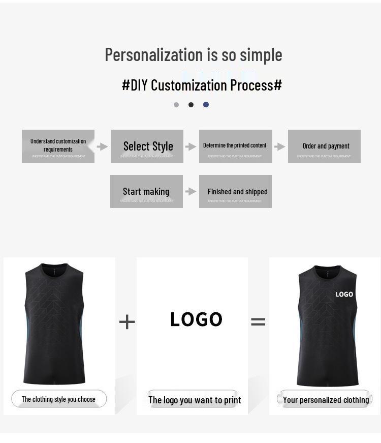 Men's Quick-Dry Sleeveless Basketball Top - Ice Silk Fitness Vest for Running and Training