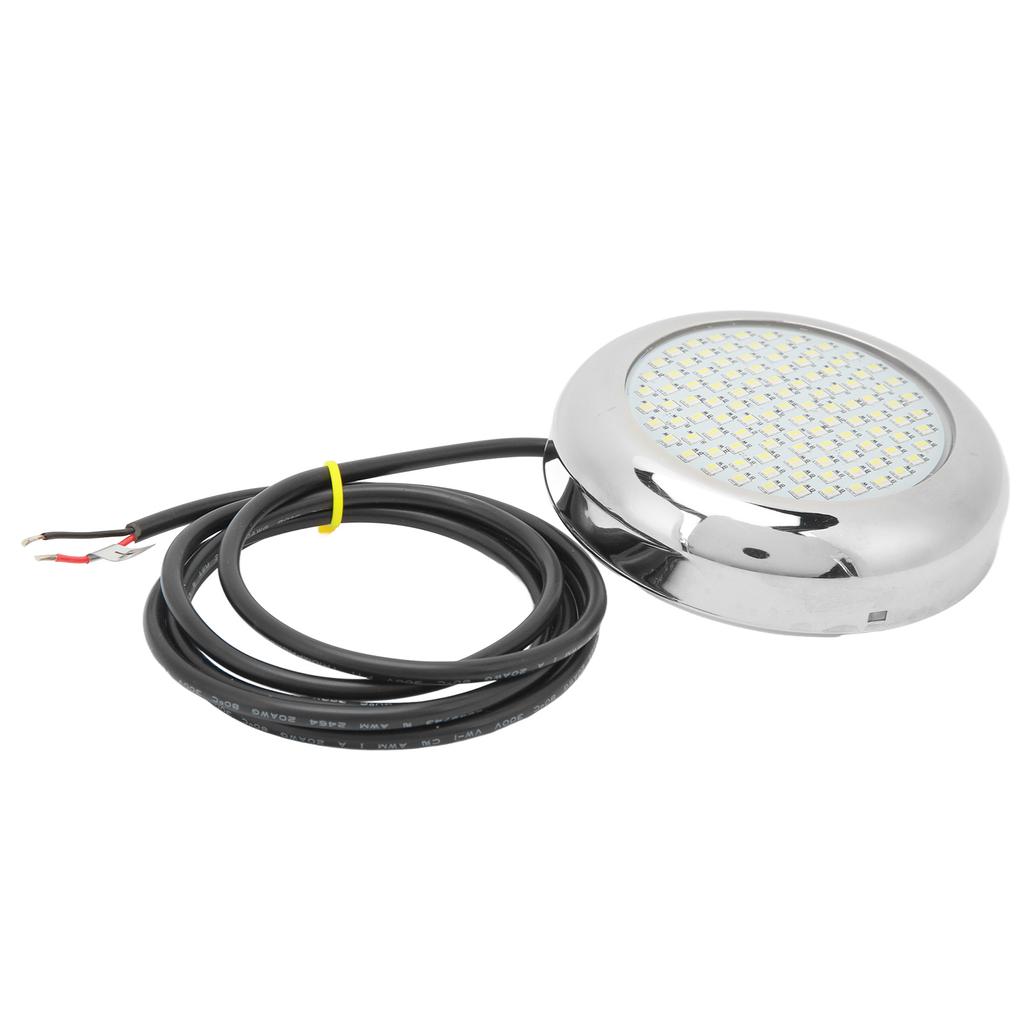 108LED Underwater Light 12V White Blue Light Waterproof Underwater Boat Light for Ships Yachts Boats