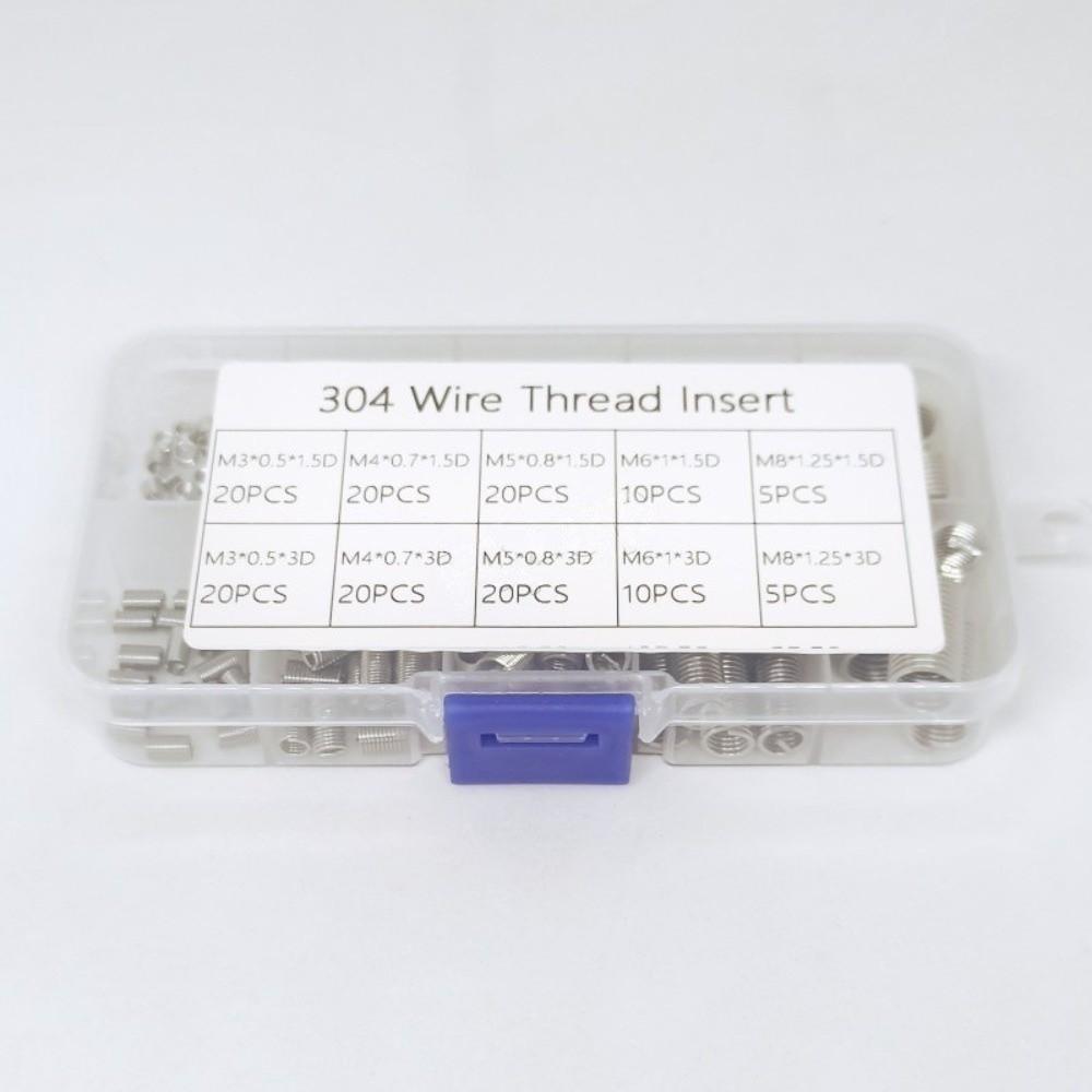 150pcs M3-8 Wire Insert Screws 304 Stainless Steel Coiled Wire Inserts  Automotive Repair