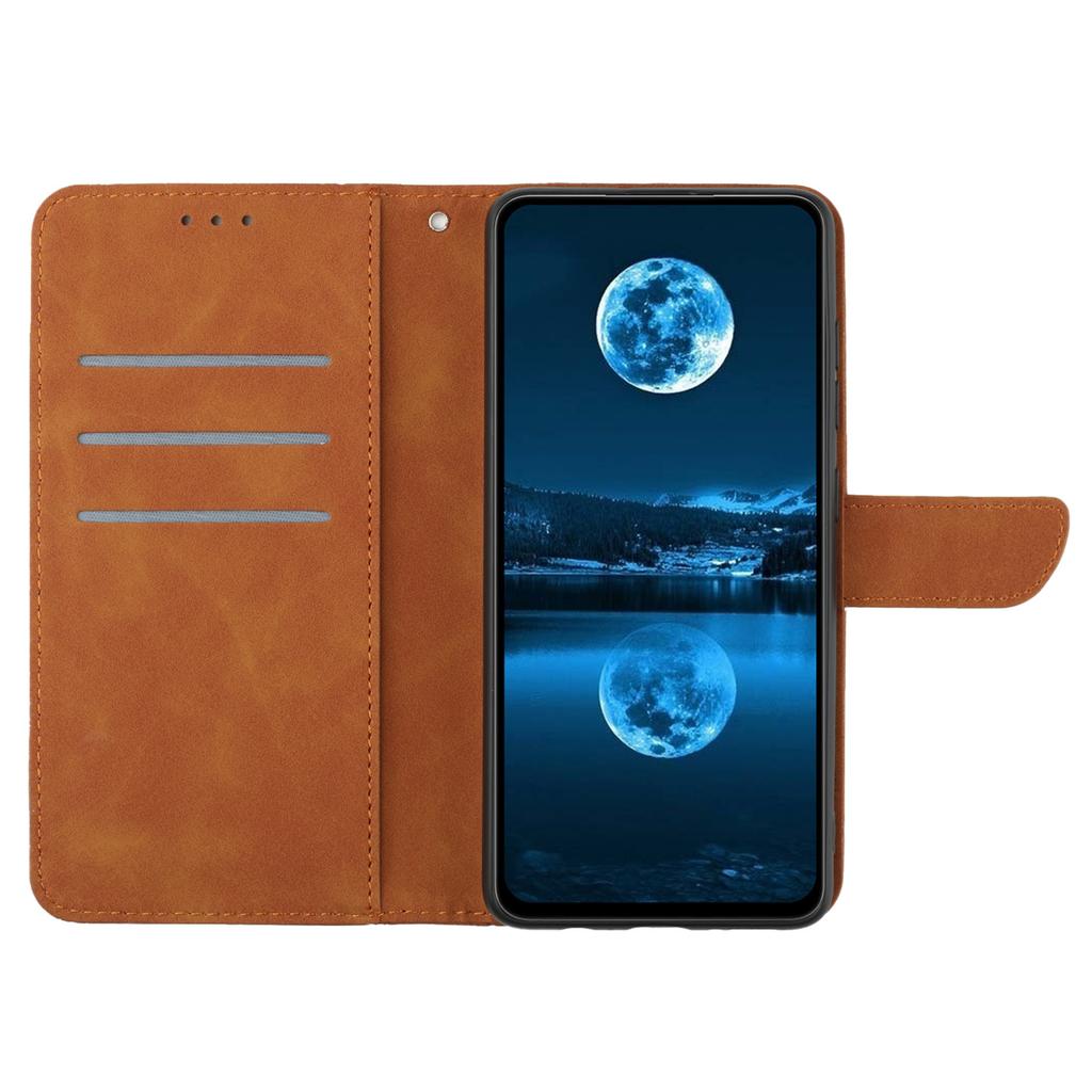 HT05 For iPhone 16 Case Flip Folio Leather Phone Cover with Credit Card Holder