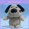 Lovable Miniature Dog Plush Toy Keychain Super Soft Hanging Accessory For Bags