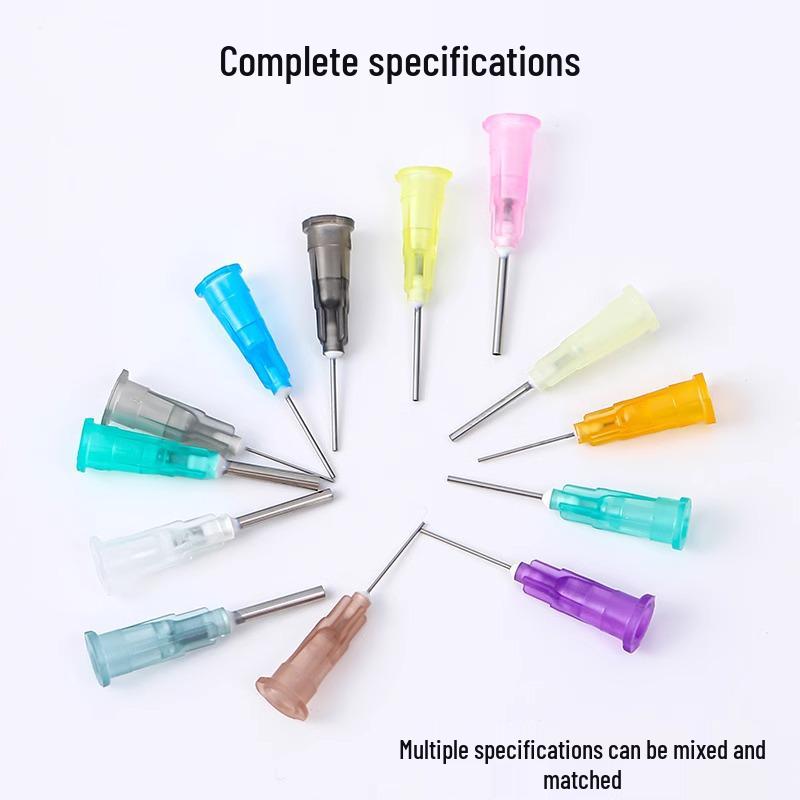 Ac Dispensing Baionetă din Oțel Inoxidabil - Duza Injector de Adeziv cu Cap Plat, Specificații Multiple