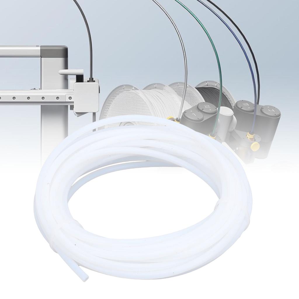 PTFE Tube Suitable for A1 A1 P1P P1S 3D Printer 5m Length 2.5mm ID 4mm OD Extruder PTFE Tubing