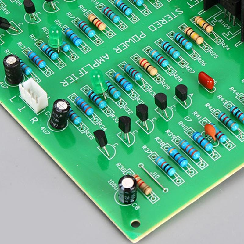 Stereo Audio Power Amplifier Board Module for w/ 3300UF 50V Filter Capacitors Stereo Audio Power Amplifier Relay for Pro