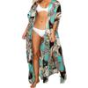 2022 Long Print Beach Cover up Pareos de Playa Mujer Robe de plajă Plus size Bikini Cover up Robe Plage