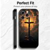God Jesus Pray Cross Bible Soft Phone Case for iPhone 16 16E 17 Air 15 Pro Max 14 Plus 13 Mini 11 12 7 Black Cover Back Shell