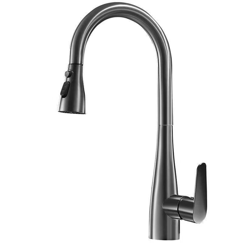OEING 304 Stainless Steel Pull-Out Kitchen Faucet