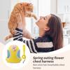 Harness For Puppy Reflective Cat Harness Breathable Pet Supplies Cartoon Puppy Straps For Travel Training Daily Use Beach